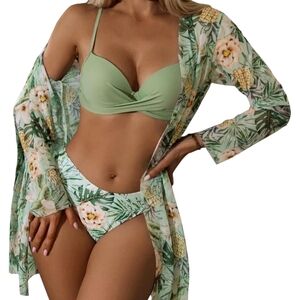 1 Womens 3 piece swimsuit Size Small